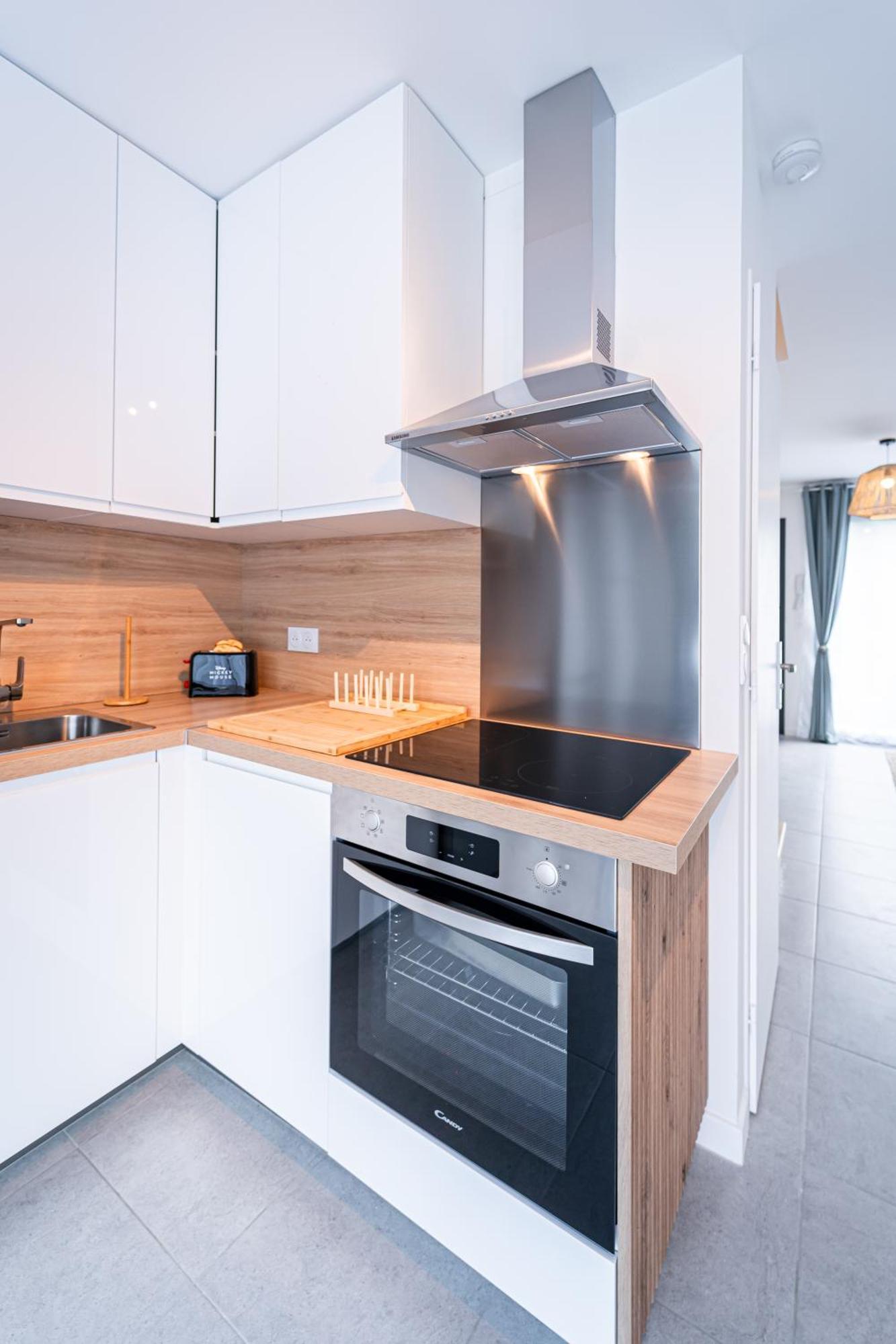 Le Cool Plex Duplex Avec Jardin, Disney 10Mn Esbly Eksteriør billede