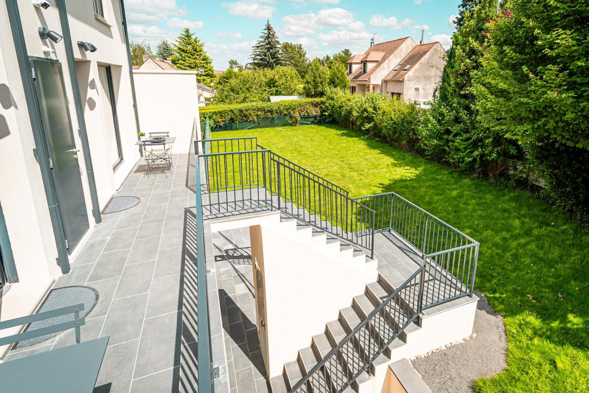Le Cool Plex Duplex Avec Jardin, Disney 10Mn Esbly Eksteriør billede